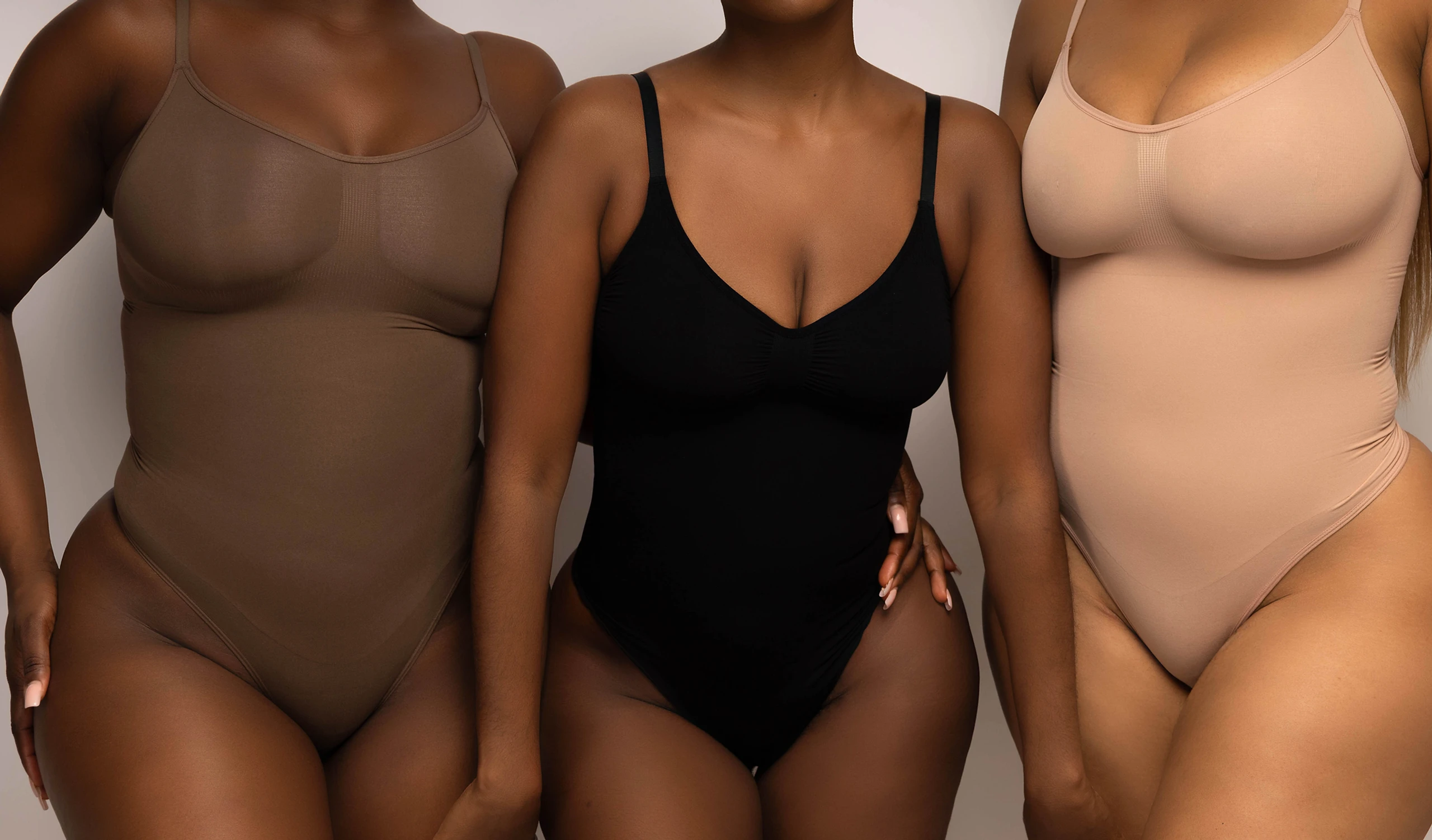 seamless sculpt thong bodysuit 3 colors